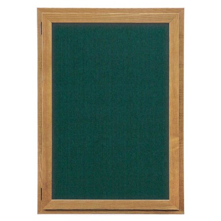 United Visual Products Outdoor Enclosed Combo Board, 72"x36", Blk Frame/Burgundy & Dark Spruce UVCB7236ODB-BURGUN-DRKSPR